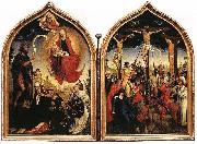 Rogier van der Weyden Diptic de Jeanne de France oil painting artist
